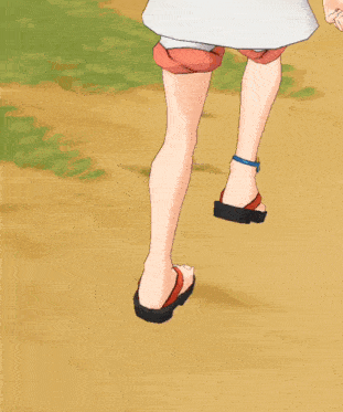 a close up of a person 's legs in a game