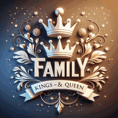 a poster that says family kings & queen