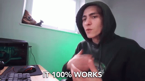 Hundred Percent Works Success Rate GIF