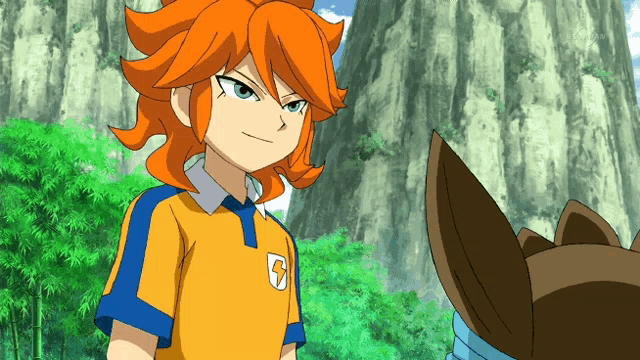 a cartoon character with the letter g on their shirt