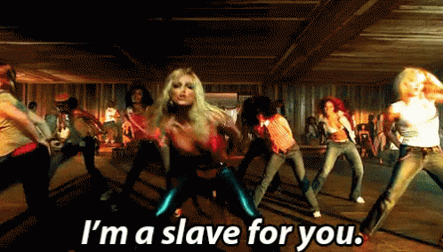 I'M A Slave 4 U GIF - Britney Spears Slave For You Dancing GIFs
