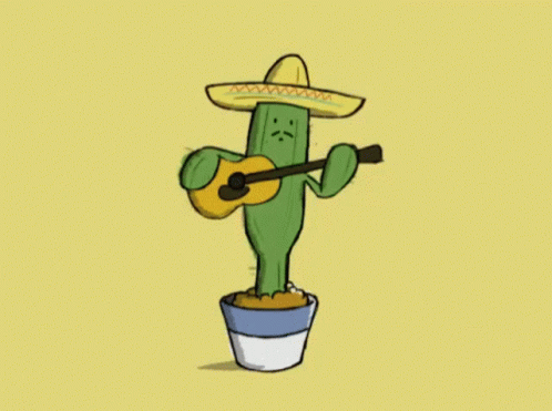 Cactus Playing GIF - Cactus Playing Guitar GIFs