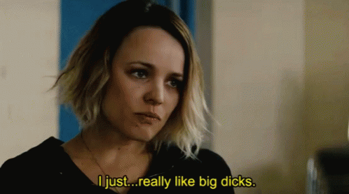 Rachel Mc Adams Dicks GIF - Rachel Mc Adams Dicks I Just Really Like Big Dicks GIFs