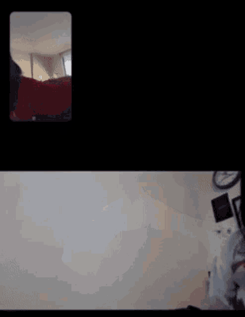 a person 's arm is visible in a blurry photo