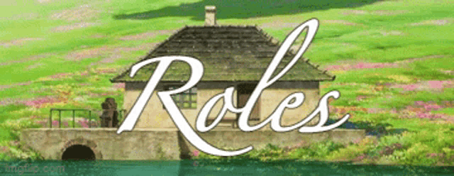 a picture of a house with the word " roles " on it