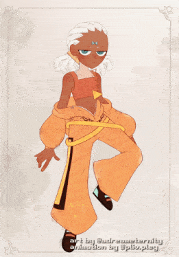 a drawing of a girl with the words art by @adreameternity animation by @plly.play below it