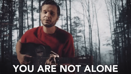 You Are Not Alone Singing GIF