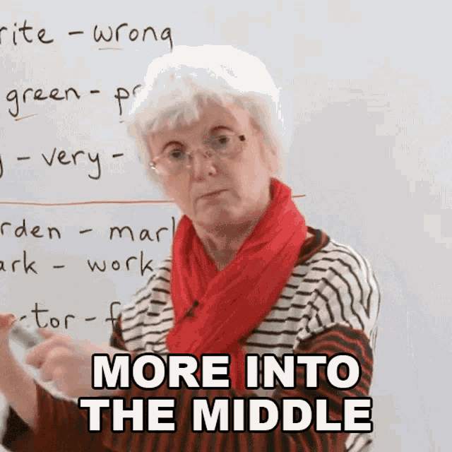 More Into The Middle Gill GIF - More Into The Middle Gill Learn English With Gill GIFs