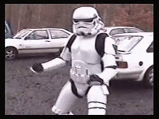 😂 GIF - Star Wars Storm Trooper Dancing GIFs