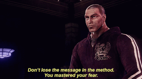 Saints Row Dont Like The Message In The Method GIF - Saints Row Dont Like The Message In The Method You Mastered Your Fear GIFs