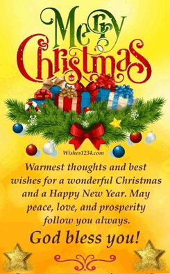 Christmas Blessings Message GIF - Christmas blessings message ...