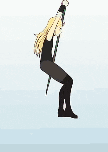 a cartoon of a woman sleeping on a rock with the letters m and n visible