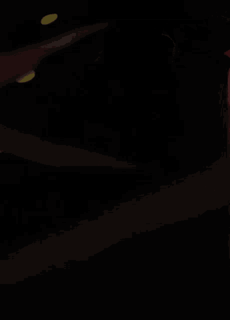 a drawing of a person with glowing eyes looking up