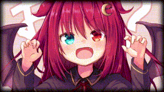 a girl with red hair and blue eyes is wearing a bat costume .