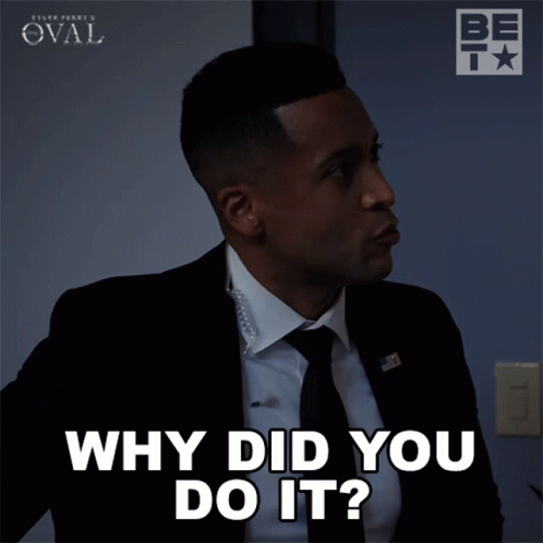Why Did You Do It Alonzo GIF - Why Did You Do It Alonzo The Oval GIFs