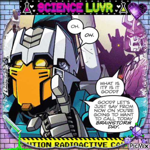 a cartoon of a robot with a speech bubble that says " what is it "