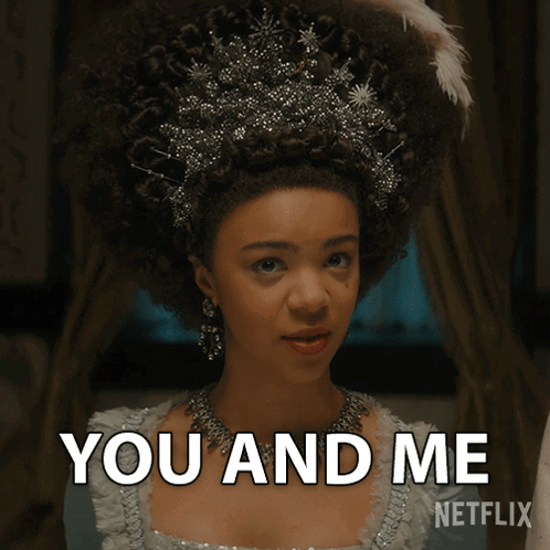 You And Me Young Queen Charlotte GIF - You And Me Young Queen Charlotte Queen Charlotte A Bridgerton Story GIFs