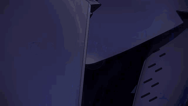 a man and a woman are standing next to each other in an anime scene