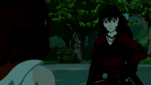 a cartoon of a girl talking to another girl with the words what about