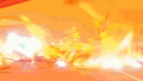 a computer generated image of a person being surrounded by flames