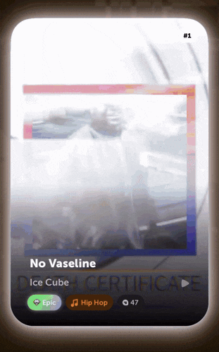 a screenshot of a video called no vaseline