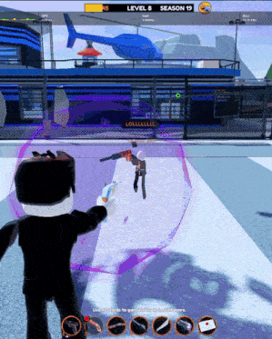 a screenshot of a video game that says level 8 season 19 on it