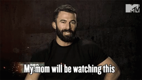 My Mom Will Be Watching This Laugh GIF - My Mom Will Be Watching This Laugh Grin GIFs