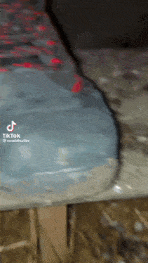 a close up of a person 's feet with a tiktok watermark