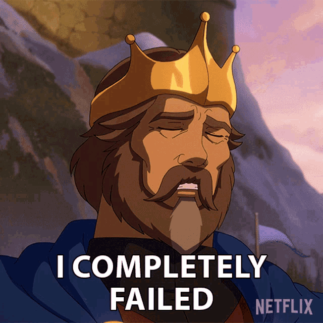 I Completely Failed King Randor GIF - I Completely Failed King Randor Masters Of The Universe Revelation GIFs