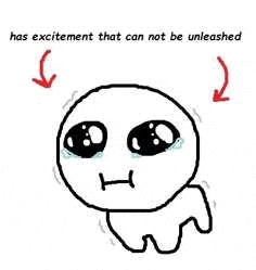a cartoon of a crying ghost with a red arrow pointing to the top .