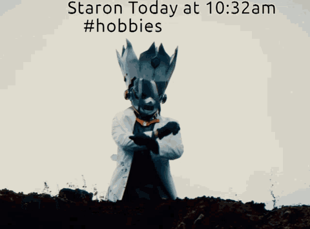 a screen that says staron today at 10:32 am #hobbies on it