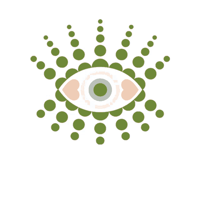 a drawing of a third eye with the words one of a kind below it
