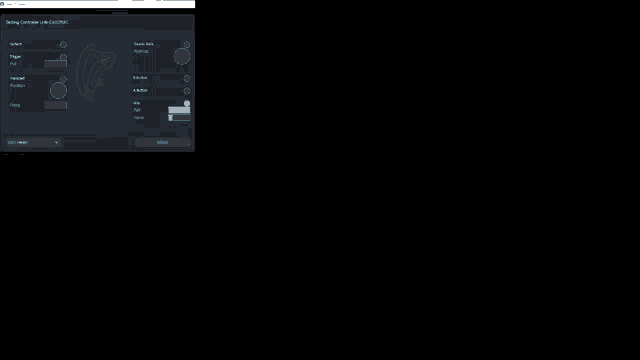 a screenshot of a testing controller app