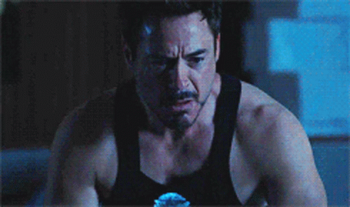 Tony Stark Worried GIF - Tony Stark Worried Scared GIFs