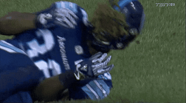 a football player wearing a jersey with the number 24 on it