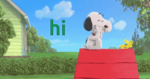 Snoopy Hi GIF - Snoopy Hi Hello GIFs