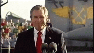 George W Bush GIF - Mission Accomplished GIFs