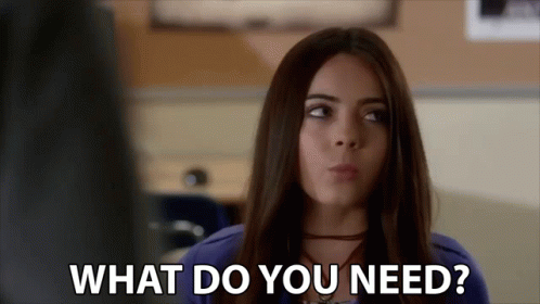 What Do You Need Ava Allan GIF - What Do You Need Ava Allan What Do You Want GIFs