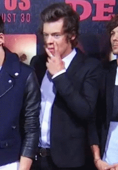 Harry Styles Lips GIF - Harry Styles Lips Fingers GIFs