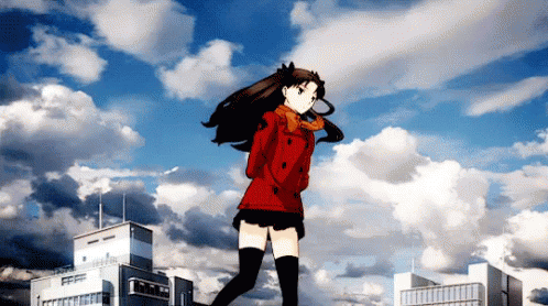 Spork Anime GIF - Spork Anime Rin Tohsaka GIFs