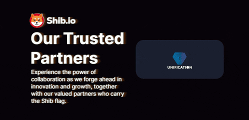 an ad for shiba.io says that they are trusted partners