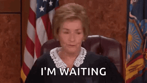 Judge Judy Impatient GIF - Judge Judy Impatient Impatiently Waiting GIFs