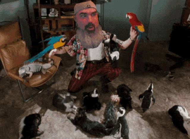 Cringer Singing With The Animals GIF - Cringer Singing With The Animals Pet Lover GIFs
