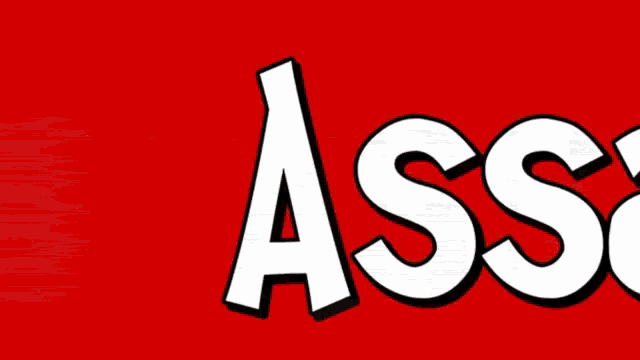 a red background with white letters that say sassi
