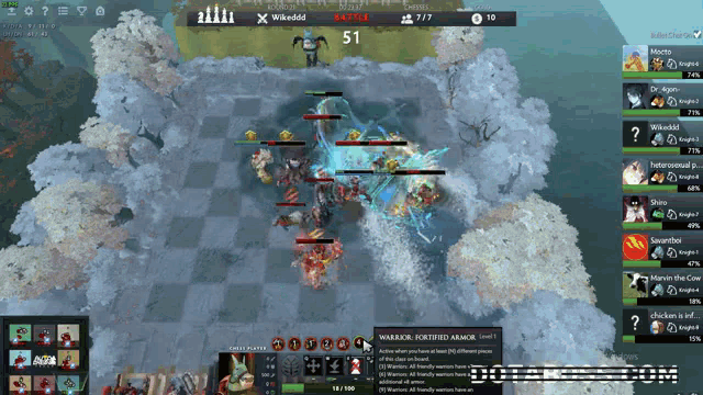 a screenshot of a video game with the number 51 on the bottom left