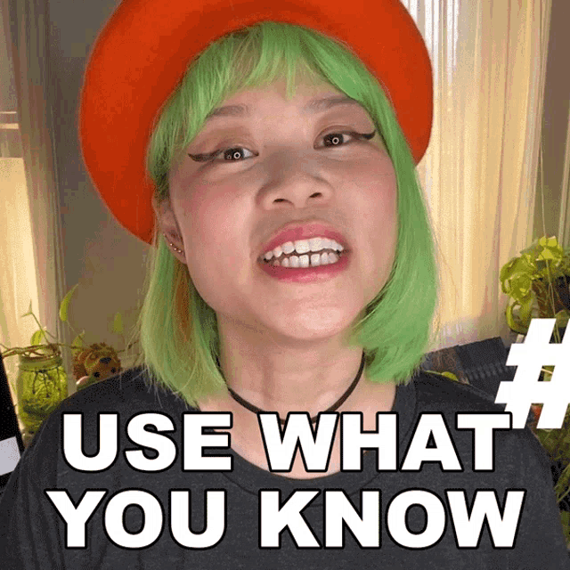 Use What You Know Goldie Chan GIF