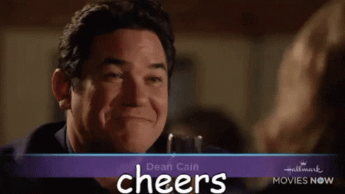 Dean Cain Cheers GIF - Dean Cain Cheers Lets Drink To That GIFs