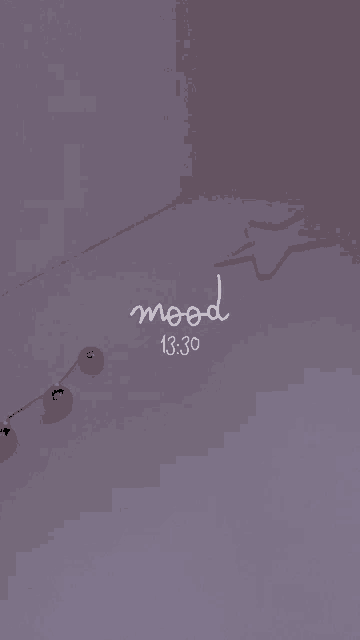 the word mood is written on a white surface