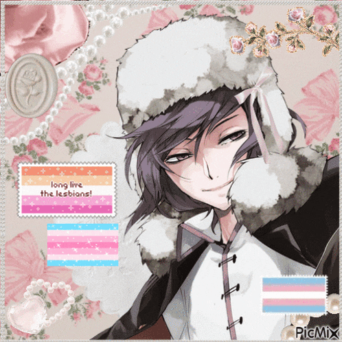 a picture of a person with the words long live the lesbians