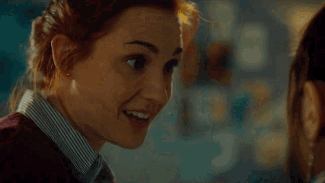 two women are looking at each other with the words " you are the earpiest earp of them all " on the bottom